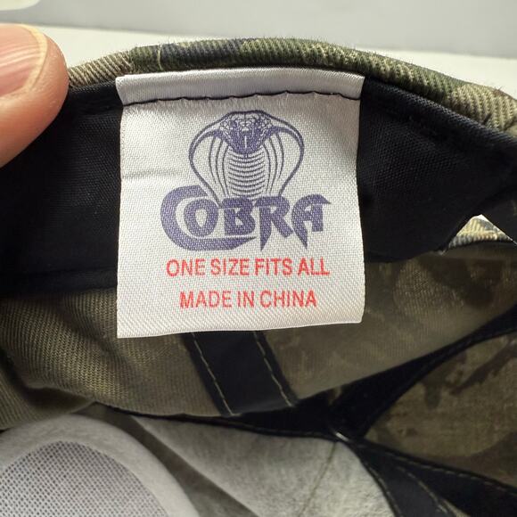 Vtg Camo Hat Triple H Hunting 2003 Colome SD Pheasant Adjustable Trucker - Picture 5 of 5